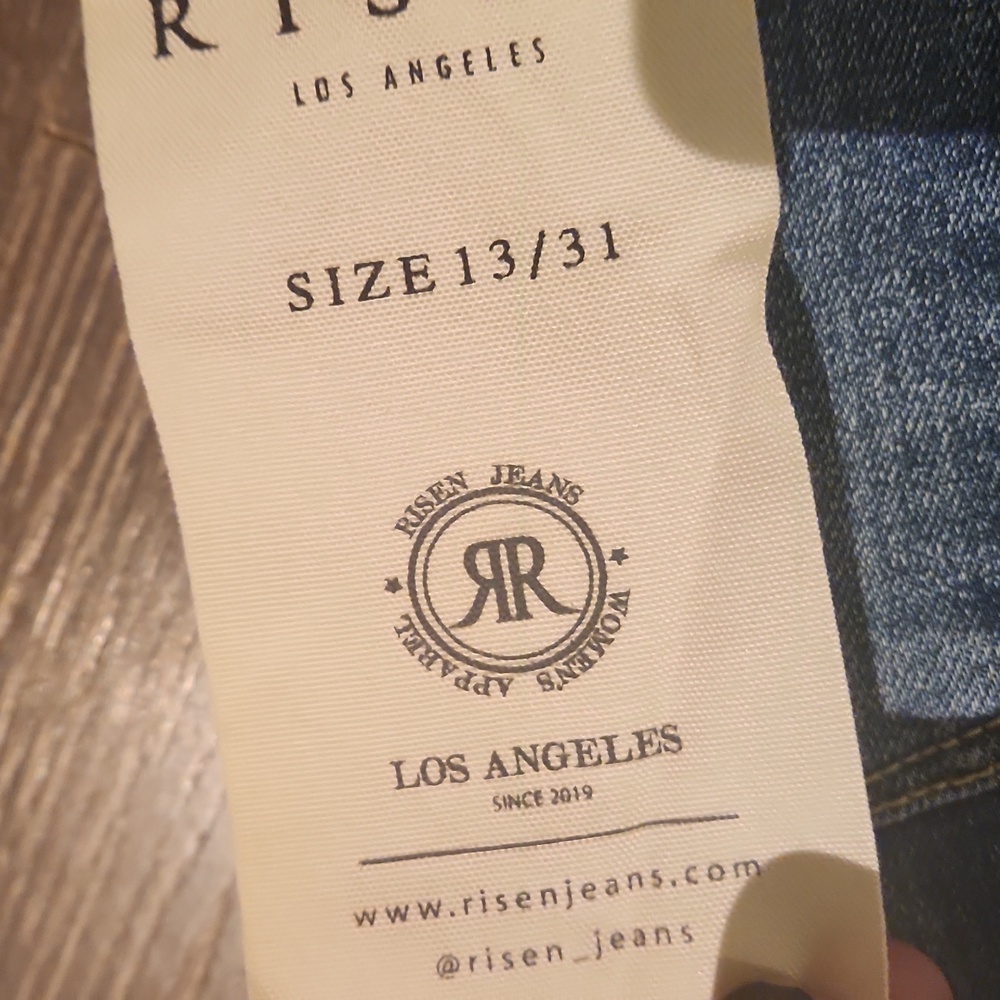 NWT! RISEN HIGH RISE TUMMY CONTROL WIDE LEG JEANS, 12/13 (31) - Picture 11 of 14